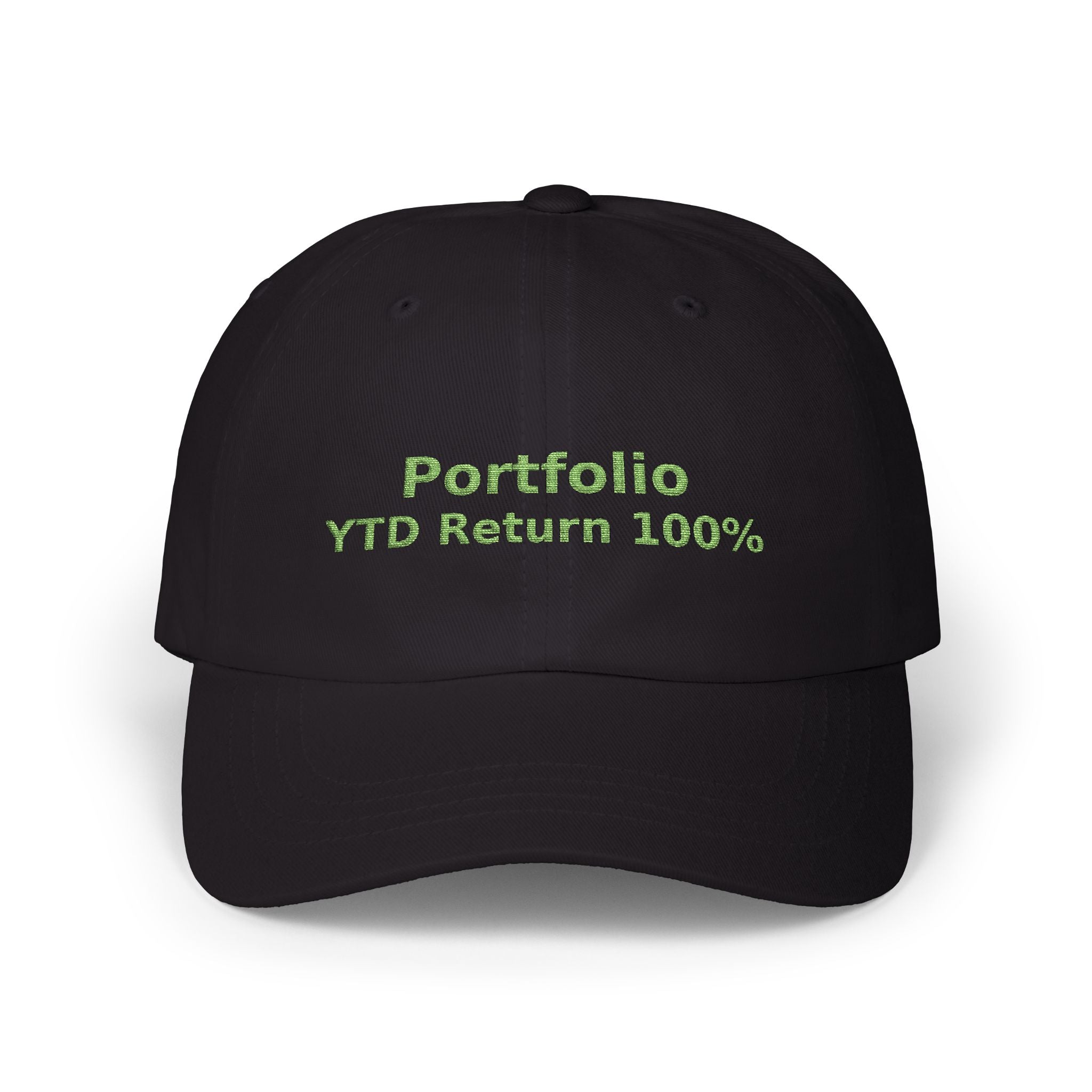 🔥 Portfolio up 100% YTD? What better way to flex that you’ve made smart investing decisions?  Whether you’re heading to an investing conference or just want to impress your investing friends, this cap is for you. 🧢💸