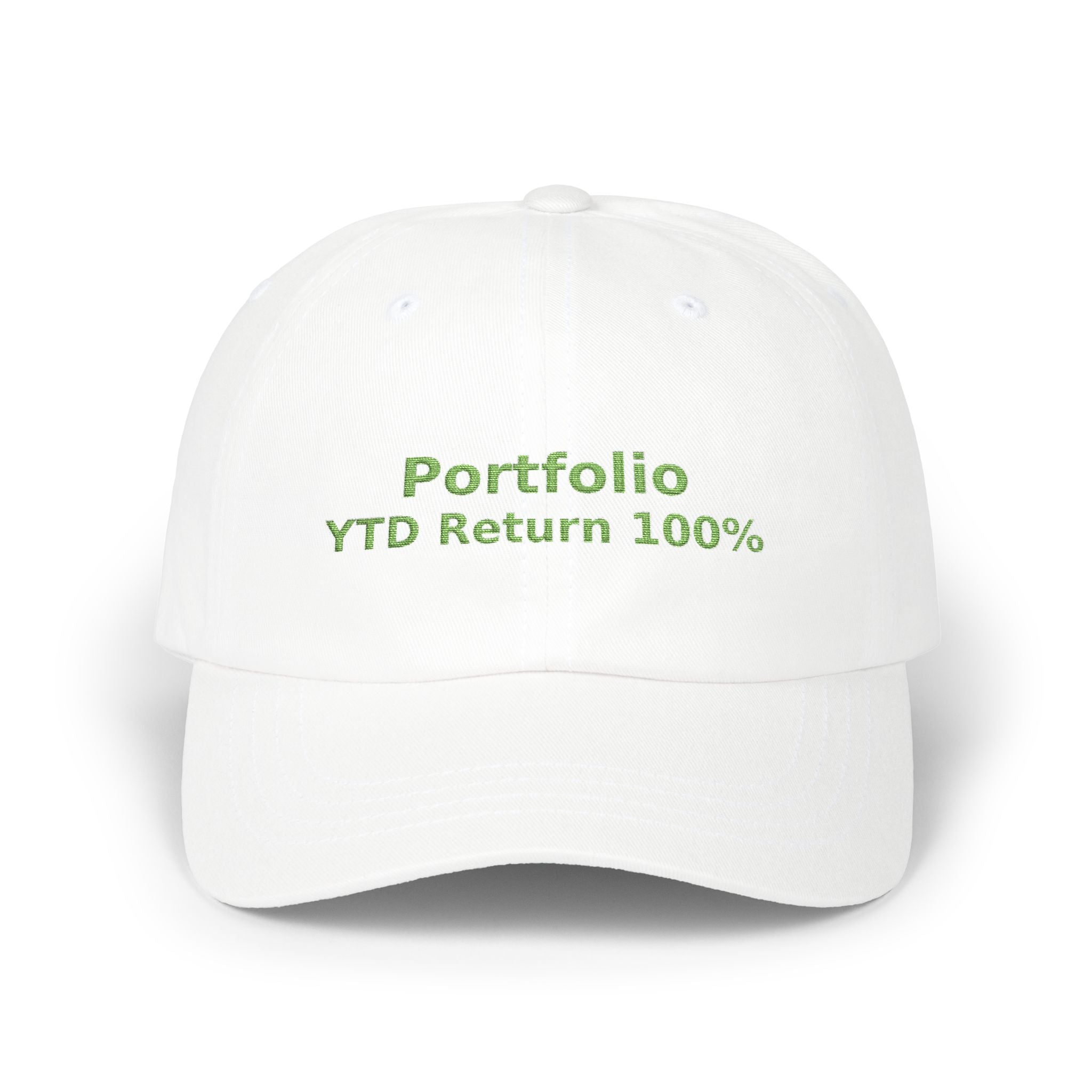 🔥 Portfolio up 100% YTD? What better way to flex that you’ve made smart investing decisions?  Whether you’re heading to an investing conference or just want to impress your investing friends, this cap is for you. 🧢💸