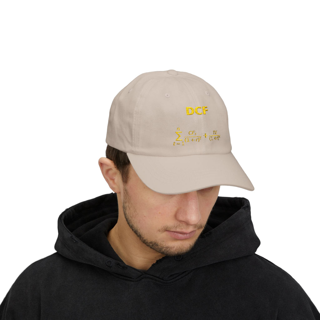 Classic Dad Cap with DCF Design - Casual Everyday Hat, Gift for Dads, Fashion Accessory, Summer Cap, Stylish Sun Hat