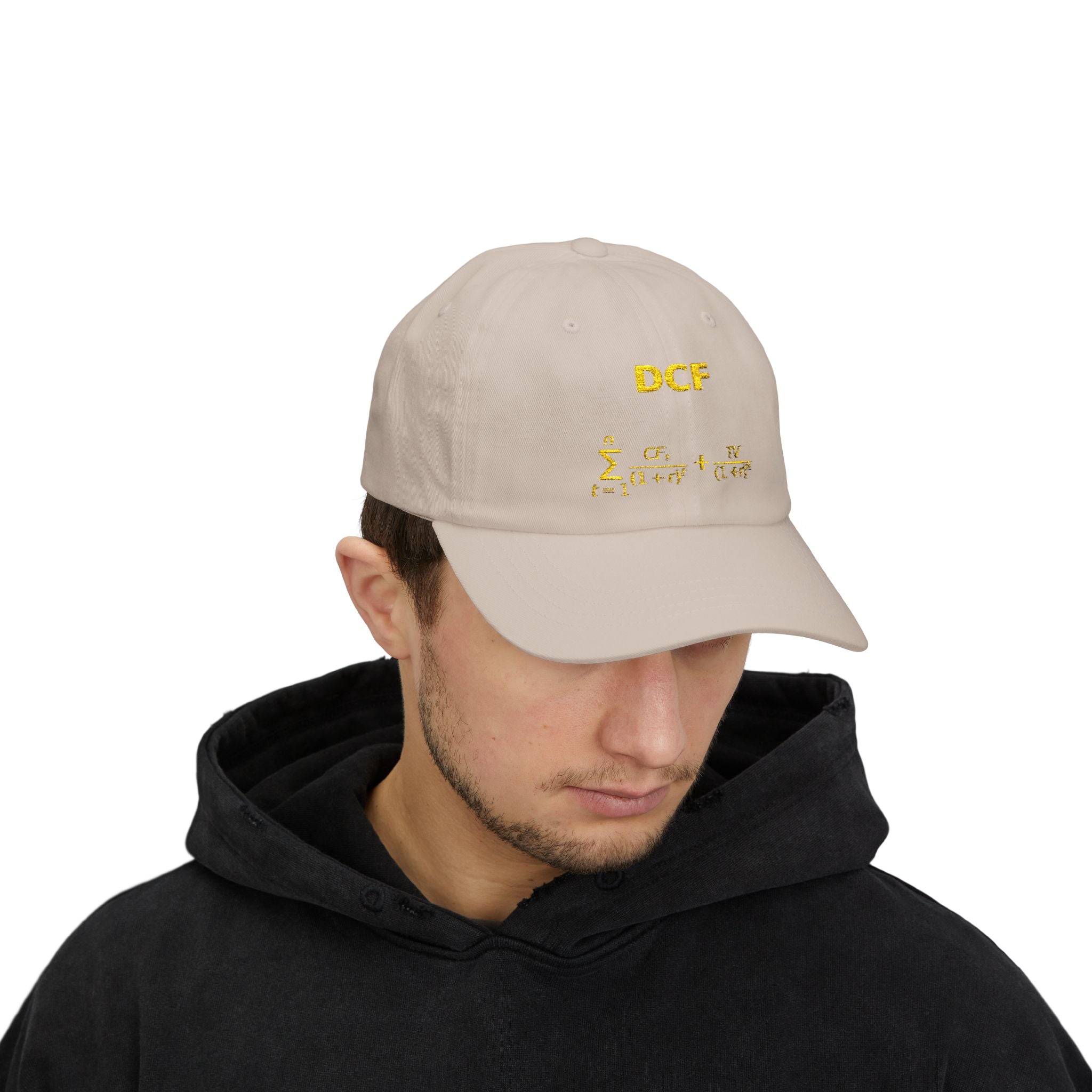 Classic Dad Cap with DCF Design - Casual Everyday Hat, Gift for Dads, Fashion Accessory, Summer Cap, Stylish Sun Hat
