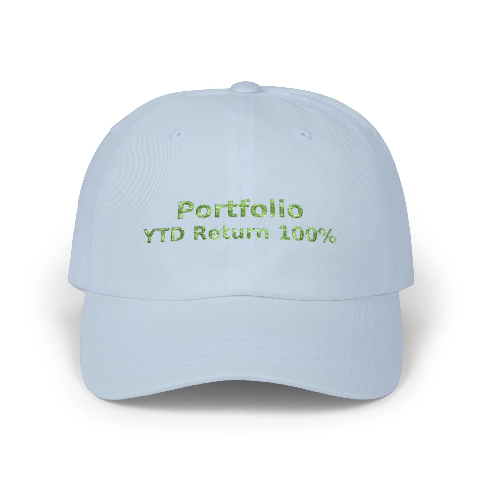 🔥 Portfolio up 100% YTD? What better way to flex that you’ve made smart investing decisions?  Whether you’re heading to an investing conference or just want to impress your investing friends, this cap is for you. 🧢💸