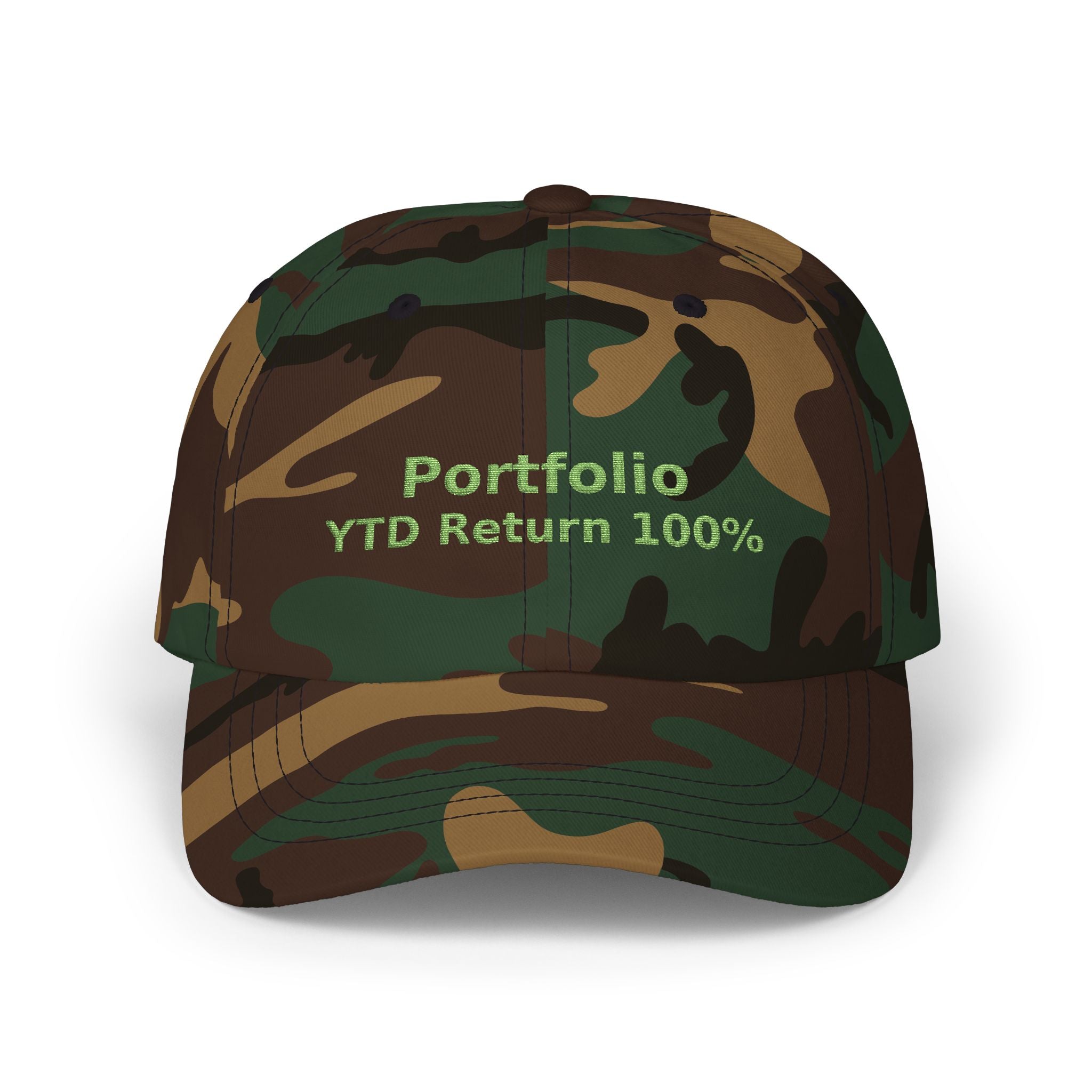 🔥 Portfolio up 100% YTD? What better way to flex that you’ve made smart investing decisions?  Whether you’re heading to an investing conference or just want to impress your investing friends, this cap is for you. 🧢💸